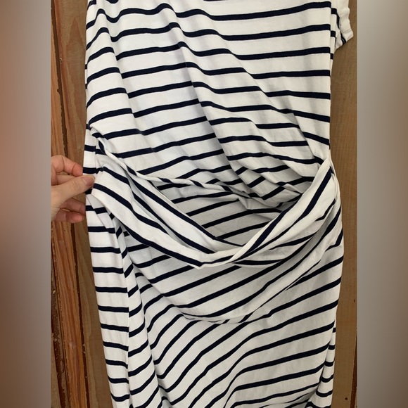 Michael Stars | blue+white stripe pencil dress | L | NWOT - Picture 4 of 5